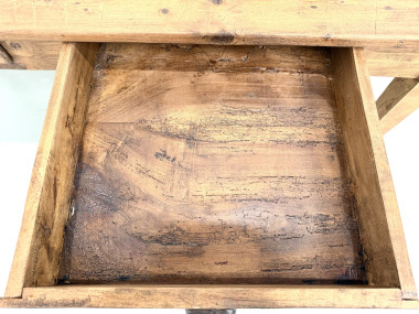 Table de Ferme Vintage en Pin Blond, vue 11
