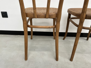 Duo de chaises bistrot Thonet, vue 11