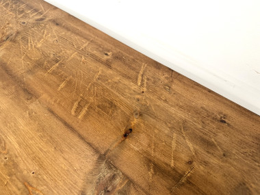 Table de Ferme Vintage en Pin Blond, vue 17