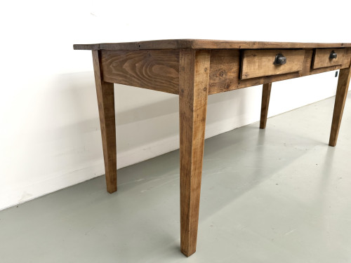 Table de Ferme Vintage en Pin Blond, vue 21