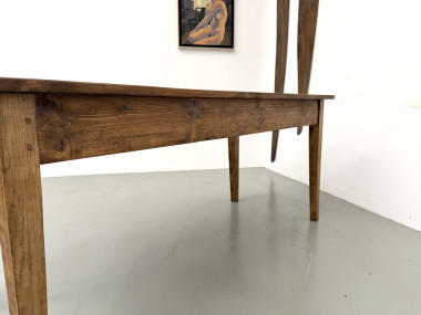 Table de Ferme Vintage en Pin Blond, vue 26
