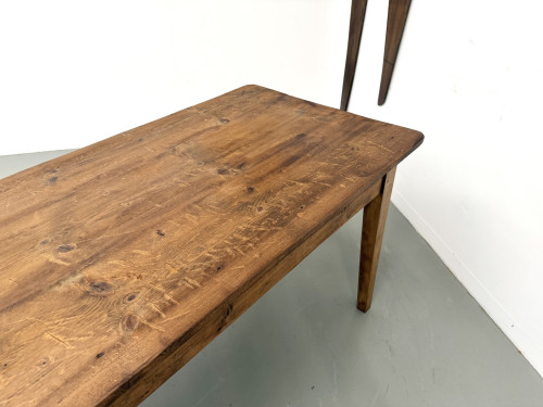 Table de Ferme Vintage en Pin Blond, vue 27