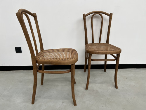 Duo de chaises bistrot Thonet, vue 15