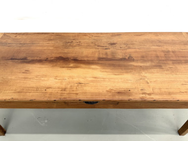 Table en noyer massif - Pieds Fuseaux, vue 7
