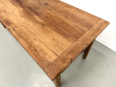 Table en noyer massif - Pieds Fuseaux, vue 10
