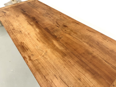 Table en noyer massif - Pieds Fuseaux, vue 11