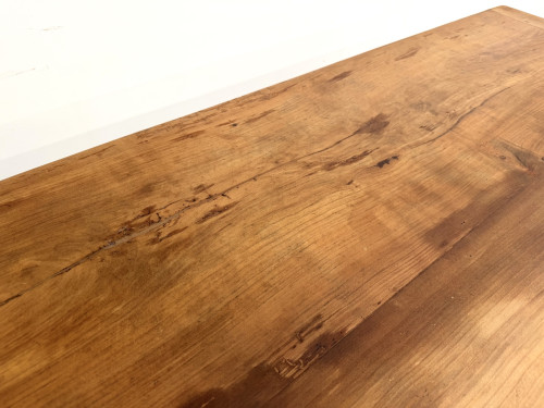 Table en noyer massif - Pieds Fuseaux, vue 15