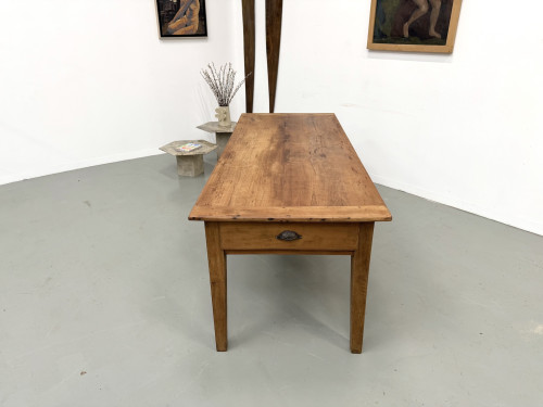 Table en noyer massif - Pieds Fuseaux, vue 23