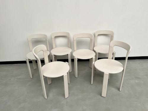 6 chaises Rey par Dietiker, circa 1971, vue 8
