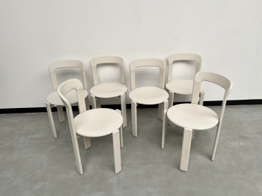 6 chaises Rey par Dietiker, circa 1971, vue 8