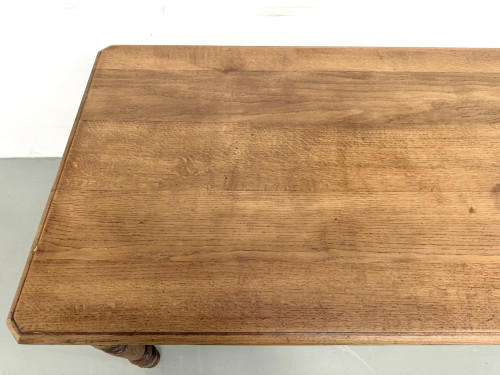 Table de Ferme en Chêne Massif, Circa 1900, vue 14
