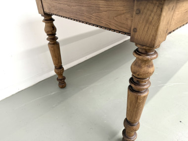 Table de Ferme en Chêne Massif, Circa 1900, vue 17