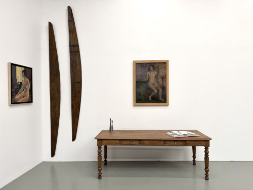Table de Ferme en Chêne Massif, Circa 1900, vue 22
