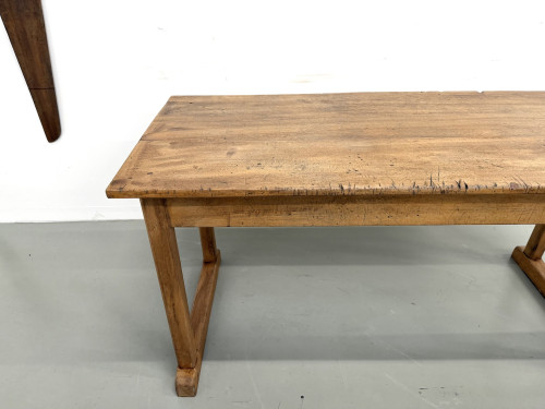 Duo de Tables de Communauté Vintage en Hêtre Massif, vue 11
