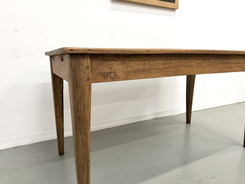 Table de ferme en pin restaurée, vue 8