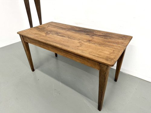Table de ferme en pin restaurée, vue 15