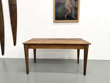 Table de ferme en pin restaurée, vue 16