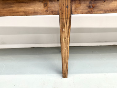 Table de ferme XXL 4 mètres en pin massif - 6 pieds - Années 50, vue 16