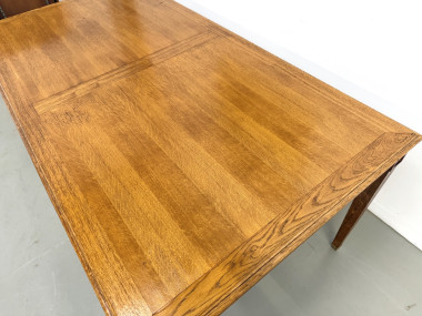 Table de Repas Années 50 – Chêne Massif & Belle Facture, vue 12