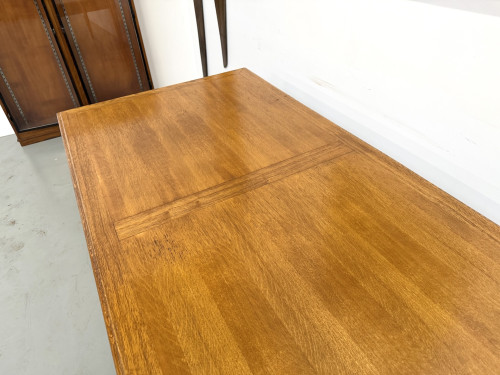 Table de Repas Années 50 – Chêne Massif & Belle Facture, vue 13