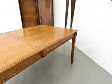 Table de Repas Années 50 – Chêne Massif & Belle Facture, vue 20