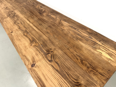 Grande Table de Ferme XXL en Pin – Pieds Fuseaux – L367 cm, vue 8