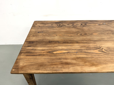 Grande Table de Ferme XXL en Pin – Pieds Fuseaux – L367 cm, vue 12