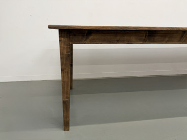 Grande Table de Ferme XXL en Pin – Pieds Fuseaux – L367 cm, vue 13