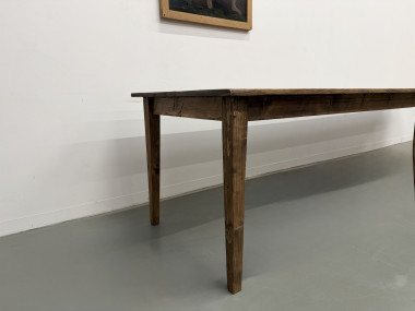 Grande Table de Ferme XXL en Pin – Pieds Fuseaux – L367 cm, vue 14