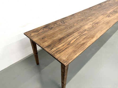 Grande Table de Ferme XXL en Pin – Pieds Fuseaux – L367 cm, vue 15