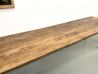 Grande Table de Ferme XXL en Pin – Pieds Fuseaux – L367 cm, vue 16