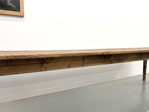 Grande Table de Ferme XXL en Pin – Pieds Fuseaux – L367 cm, vue 17