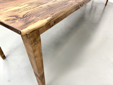 Grande Table de Ferme XXL en Pin – Pieds Fuseaux – L367 cm, vue 23