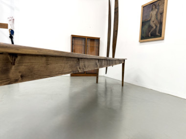 Grande Table de Ferme XXL en Pin – Pieds Fuseaux – L367 cm, vue 24