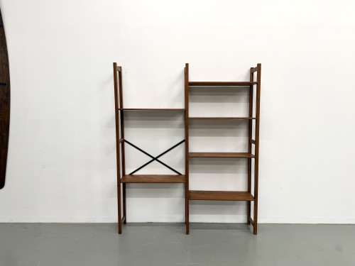 Bibliothèque Moderniste XXL en Pin Massif – Design Années 50 – L164 cm, vue 2