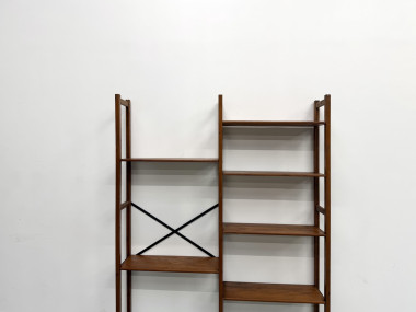Bibliothèque Moderniste XXL en Pin Massif – Design Années 50 – L164 cm, vue 3