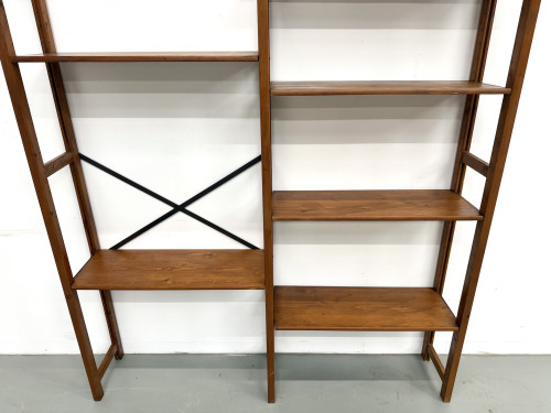 Bibliothèque Moderniste XXL en Pin Massif – Design Années 50 – L164 cm, vue 5