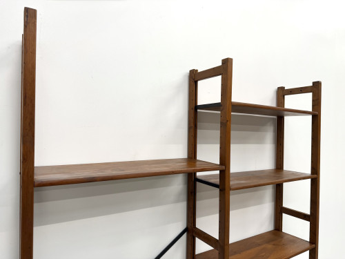 Bibliothèque Moderniste XXL en Pin Massif – Design Années 50 – L164 cm, vue 6