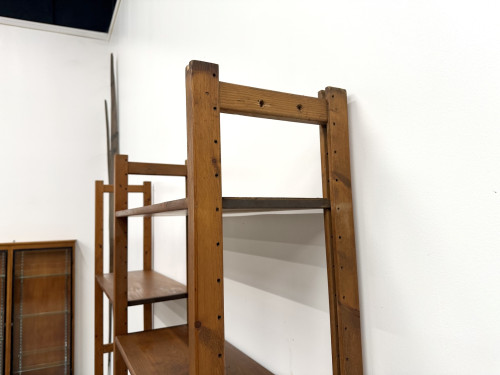 Bibliothèque Moderniste XXL en Pin Massif – Design Années 50 – L164 cm, vue 10