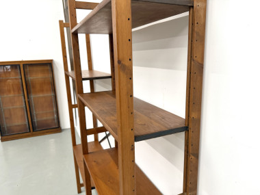 Bibliothèque Moderniste XXL en Pin Massif – Design Années 50 – L164 cm, vue 11