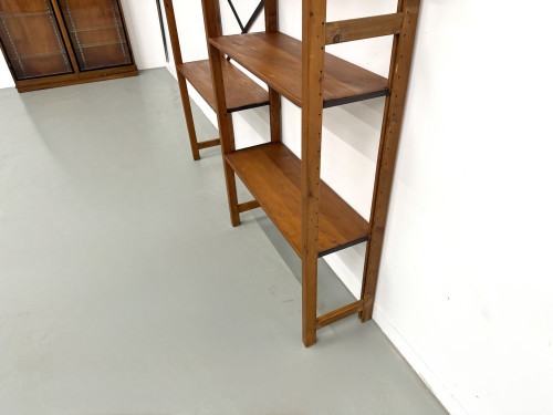 Bibliothèque Moderniste XXL en Pin Massif – Design Années 50 – L164 cm, vue 12