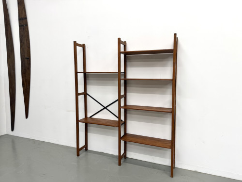 Bibliothèque Moderniste XXL en Pin Massif – Design Années 50 – L164 cm, vue 13
