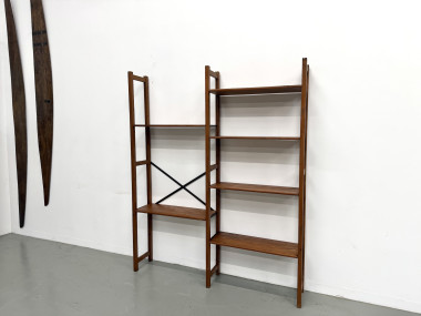 Bibliothèque Moderniste XXL en Pin Massif – Design Années 50 – L164 cm, vue 13