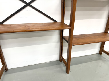 Bibliothèque Moderniste XXL en Pin Massif – Design Années 50 – L164 cm, vue 16