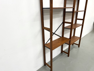 Bibliothèque Moderniste XXL en Pin Massif – Design Années 50 – L164 cm, vue 18