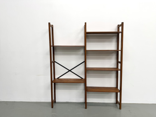 Bibliothèque Moderniste XXL en Pin Massif – Design Années 50 – L164 cm, vue 19