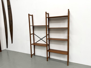Bibliothèque Moderniste XXL en Pin Massif – Design Années 50 – L164 cm, vue 20