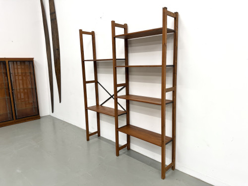 Bibliothèque Moderniste XXL en Pin Massif – Design Années 50 – L164 cm, vue 21