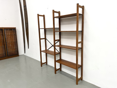 Bibliothèque Moderniste XXL en Pin Massif – Design Années 50 – L164 cm, vue 21