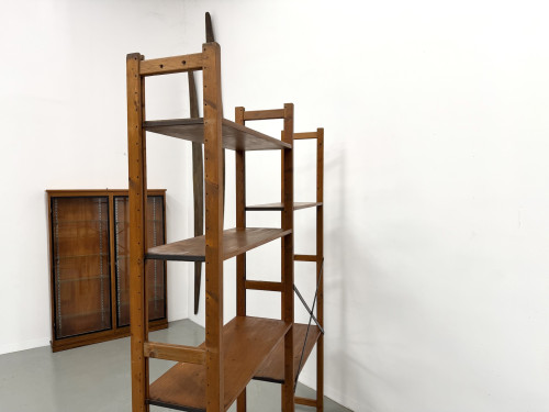 Bibliothèque Moderniste XXL en Pin Massif – Design Années 50 – L164 cm, vue 23